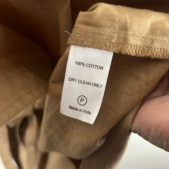 Elegant Tan Trench Coat - Picture 10 of 11